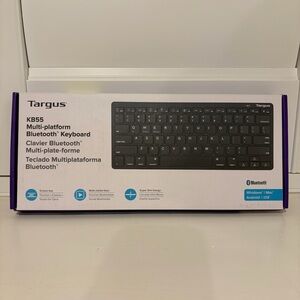 NIB Targus KB55 Multi-Platform Bluetooth Keyboard - Black
